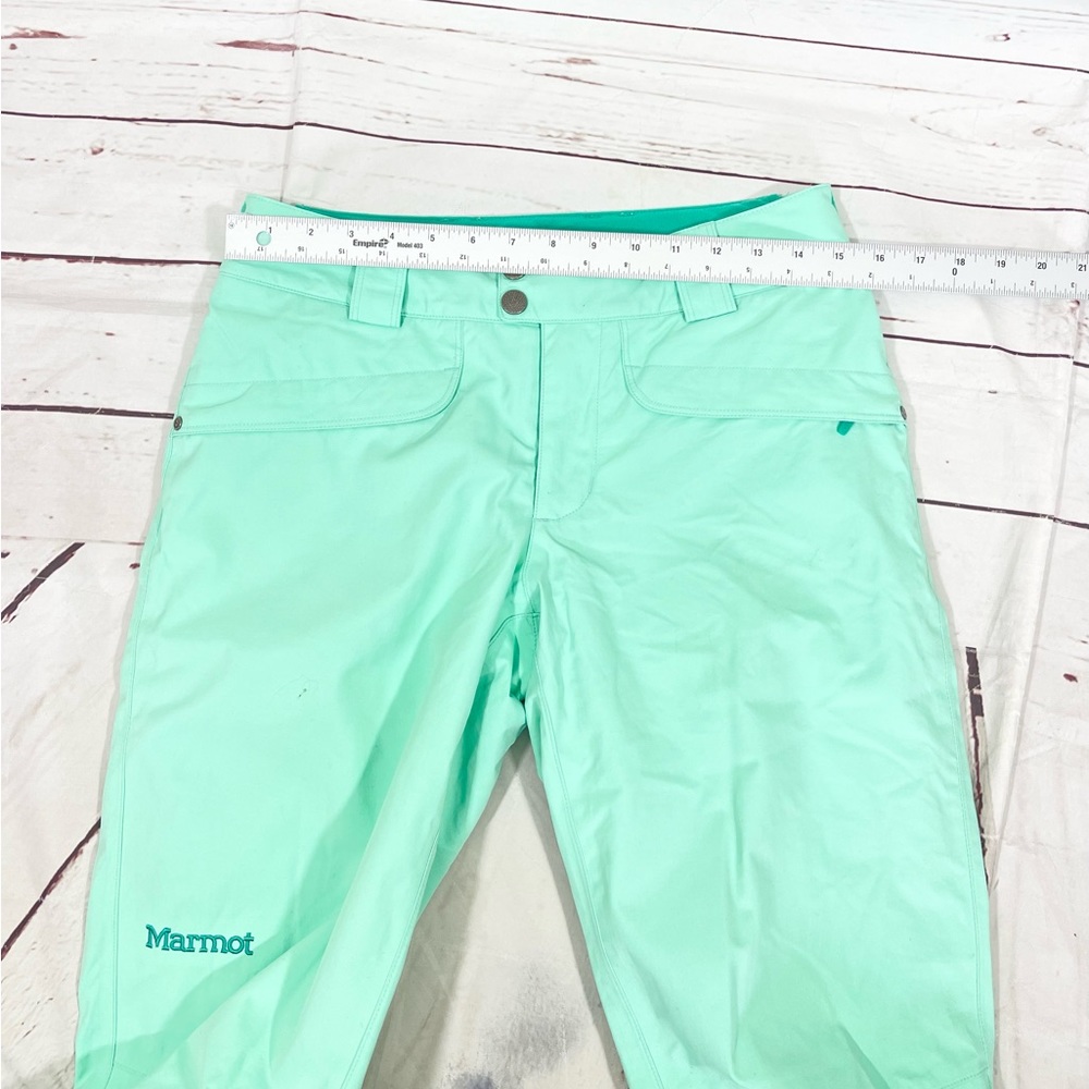 Marmot Membrain Women’s Ski Pants Size S/P Green Skyline Insulated. - Picture 9 of 11